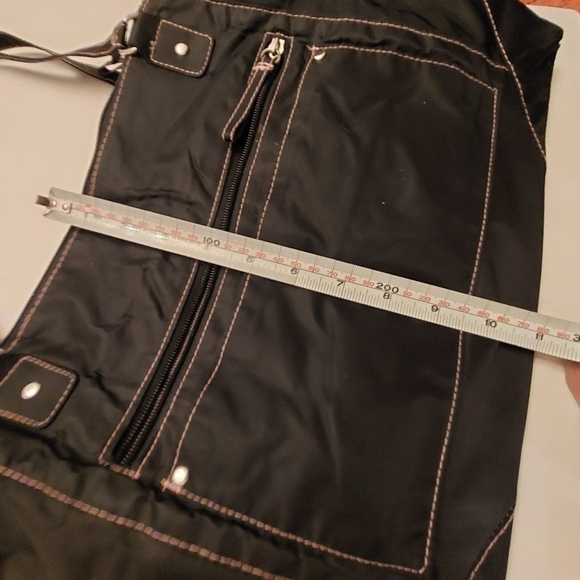 Vintage* 80s Carroll Ried Black Nylon Handbag/Purse - Picture 14 of 16